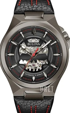 Svart/Läder Ø46 mm