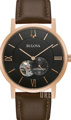 Svart/Läder Ø42 mm