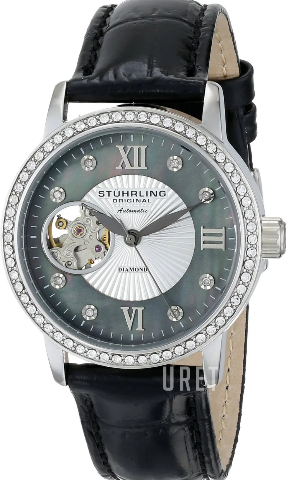 Svart/Läder Ø34 mm