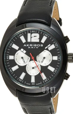 Svart/Läder Ø45 mm