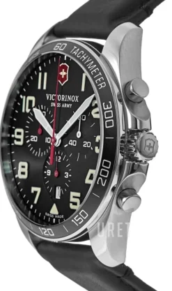 Svart/Läder Ø42 mm