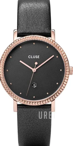 Svart/Läder Ø33 mm