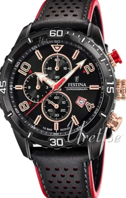 Svart/Läder Ø45 mm