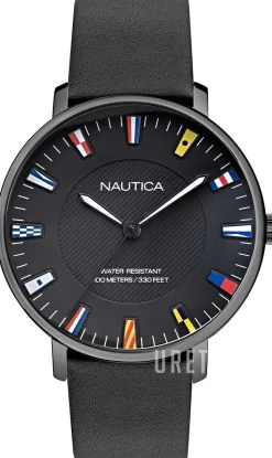 Svart/Läder Ø43 mm