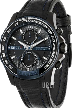 Svart/Läder Ø45 mm