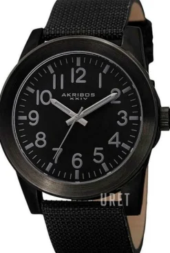 Svart/Läder Ø46 mm