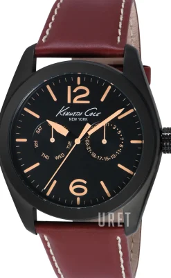 Svart/Läder Ø44 mm