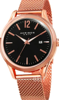 Svart/Roséguldstonat stål Ø41 mm