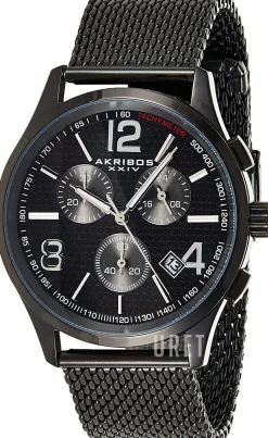 Svart/Stål Ø42.5 mm