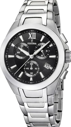 Svart/Stål Ø41.5 mm