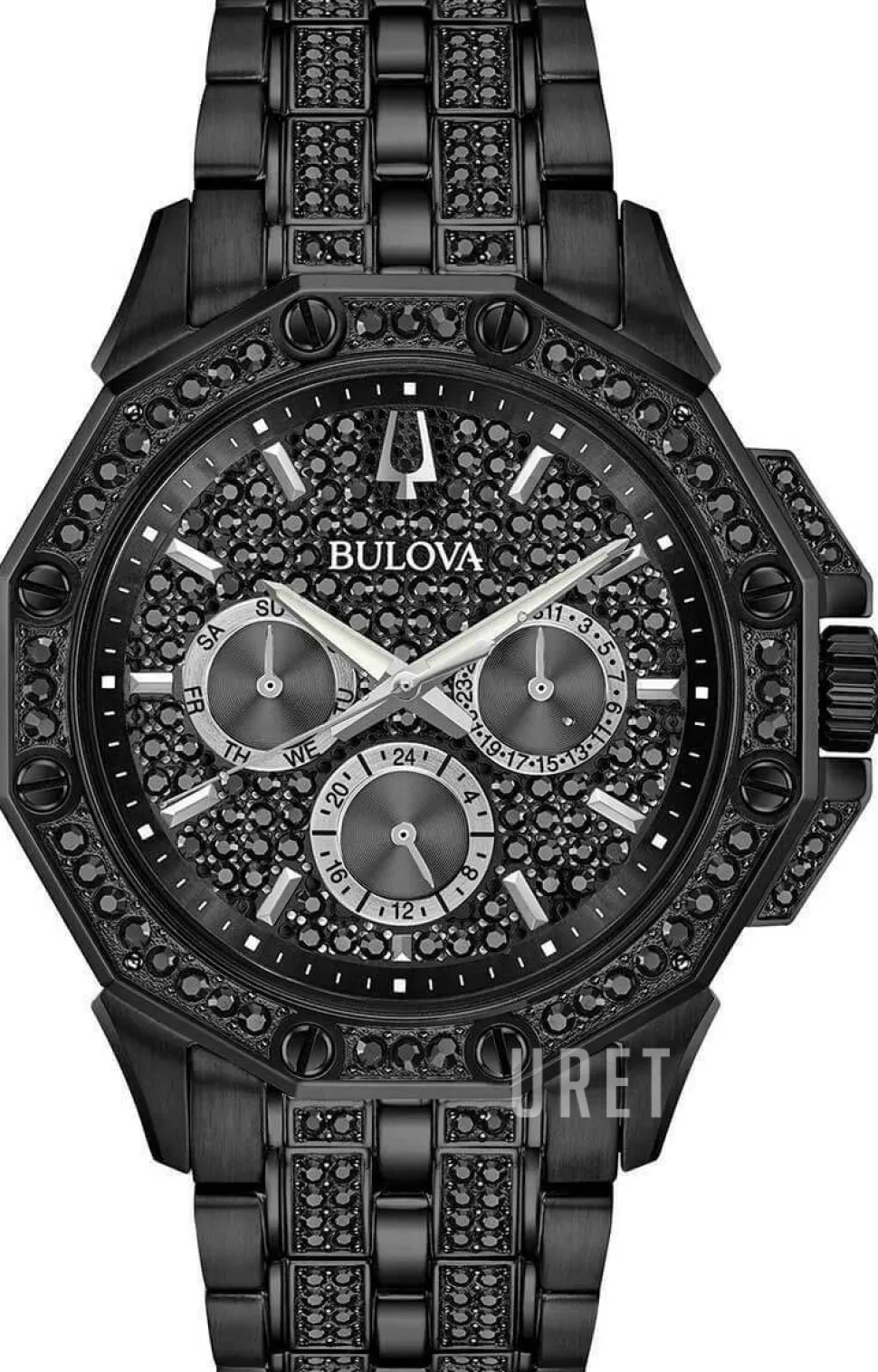 Svart/Stål Ø41.5 mm