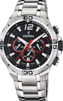 Svart/Stål Ø44.5 mm