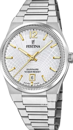 Swiss Made Silverfärgad/Stål Ø35 mm