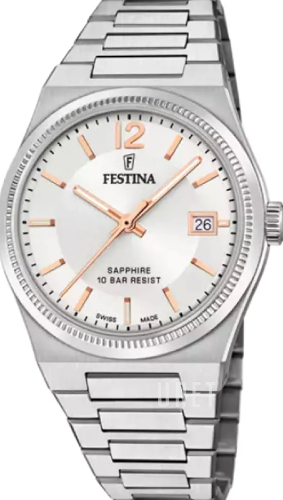 Swiss Made Silverfärgad/Stål Ø35 mm