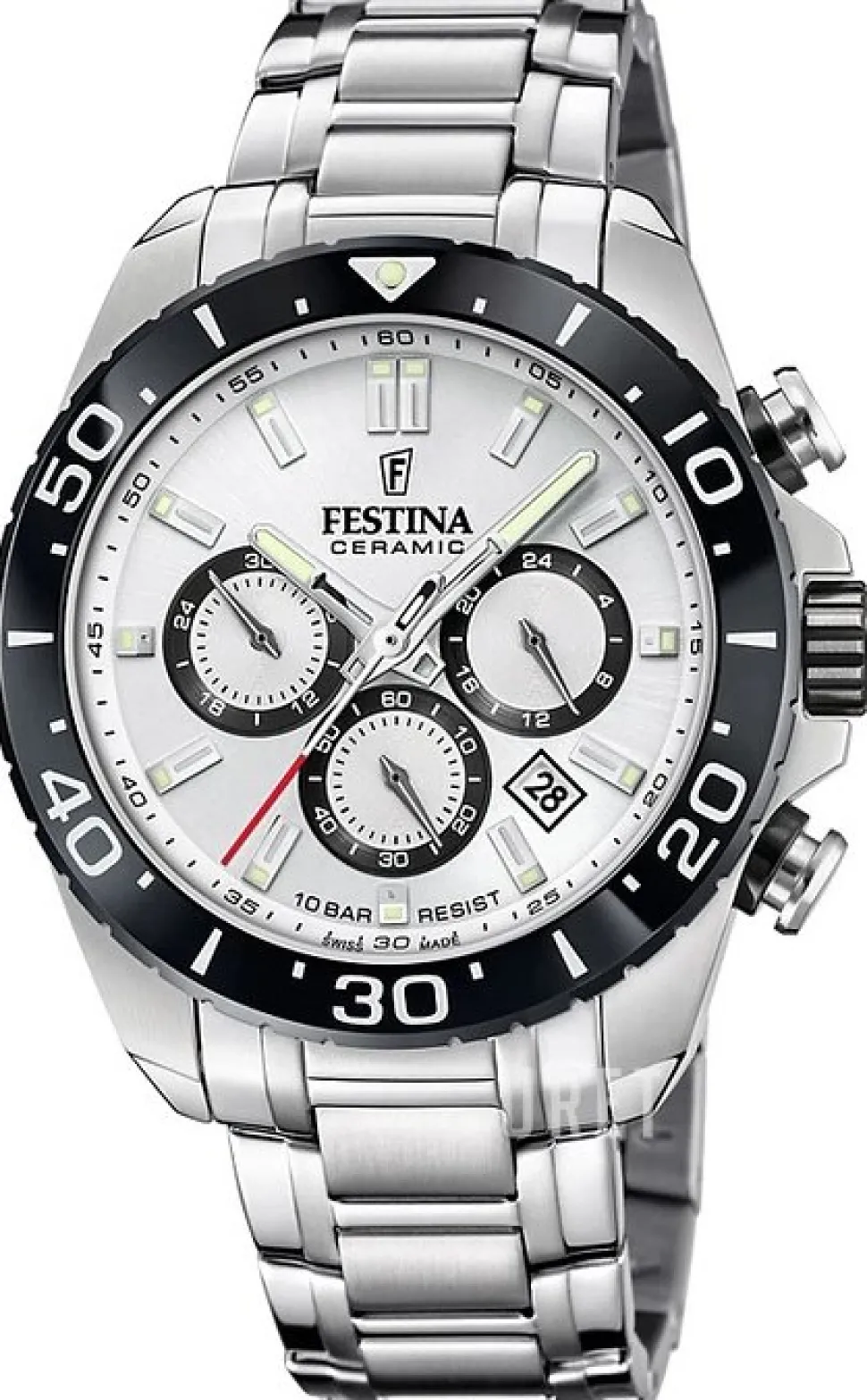 Swiss Made Silverfärgad/Stål Ø40 mm