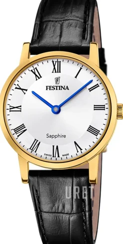 Swiss Made Vit/Läder Ø29.3 mm