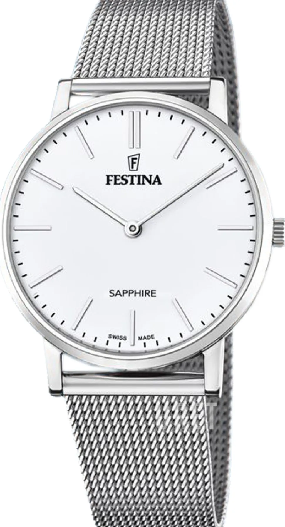 Swiss Made Vit/Stål Ø39 mm