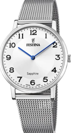 Swiss Made Vit/Stål Ø39 mm