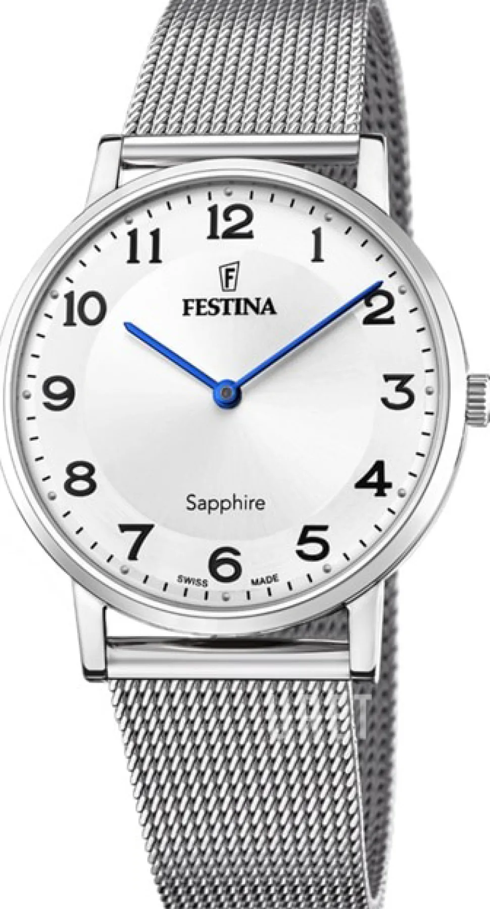 Swiss Made Vit/Stål Ø39 mm