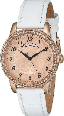 Symphony Roséguldstonad/Läder Ø34 mm