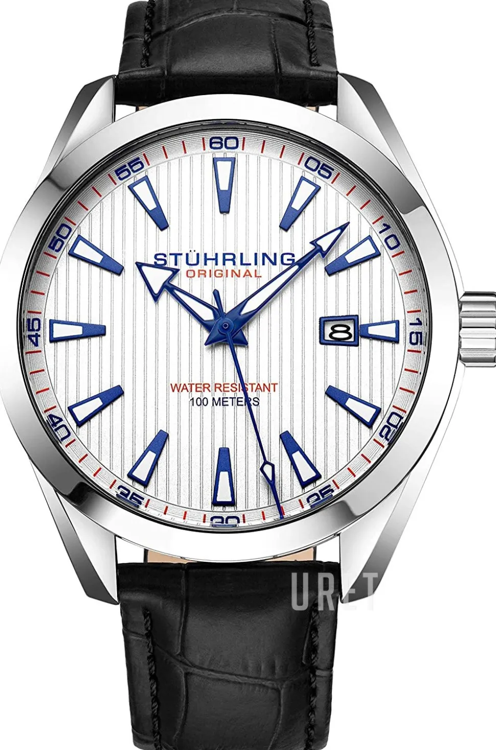 Symphony Silverfärgad/Läder Ø42 mm