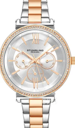 Symphony Silverfärgad/Roséguldstonat stål Ø40 mm