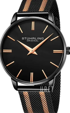 Symphony Svart/Roséguldstonat stål Ø42 mm