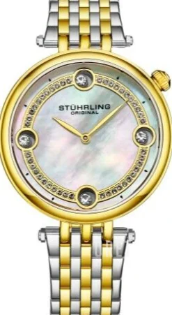 Symphony Vit/Gulguldtonat stål Ø38 mm