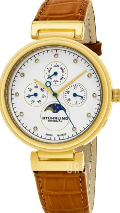 Symphony Vit/Gulguldtonat stål Ø39 mm