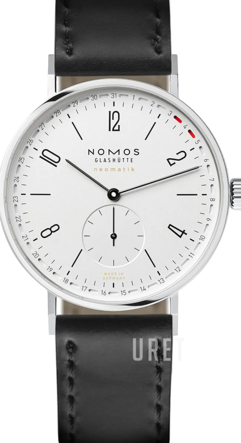 Tangente Vit/Läder Ø40.5 mm