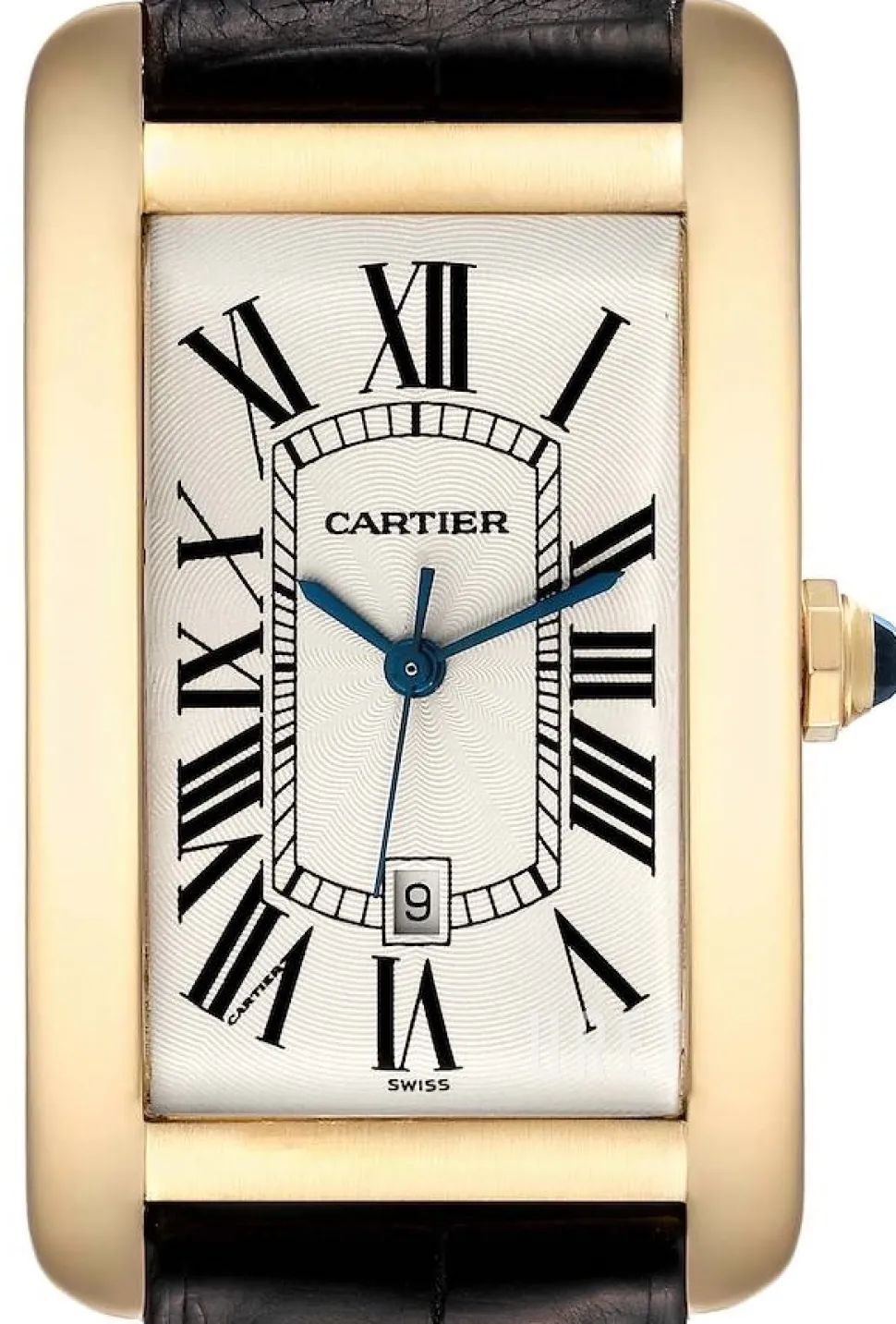 Tank Americaine Large Vit/Läder 45.1x26.6 mm