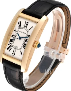 Tank Americaine Large Vit/Läder 45.1x26.6 mm