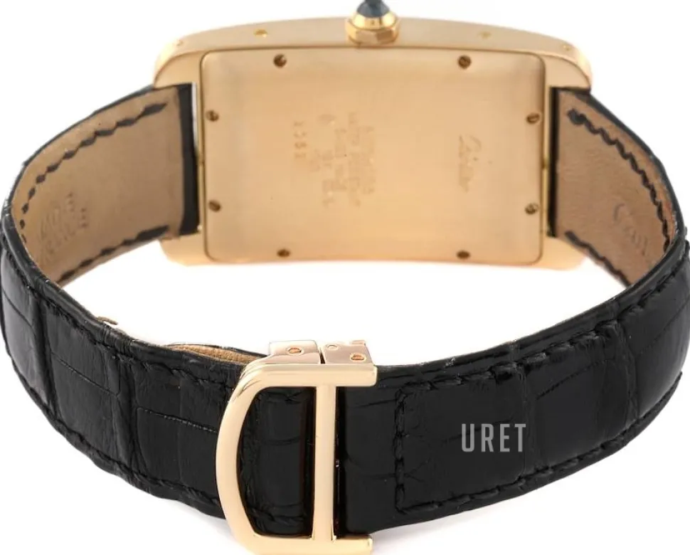 Tank Americaine Large Vit/Läder 45.1x26.6 mm