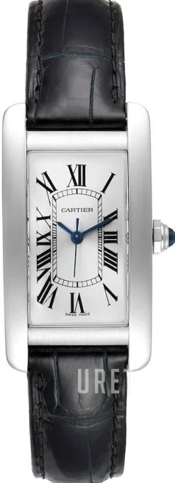 Tank Americaine Silverfärgad/Läder 41.6x22.5 mm