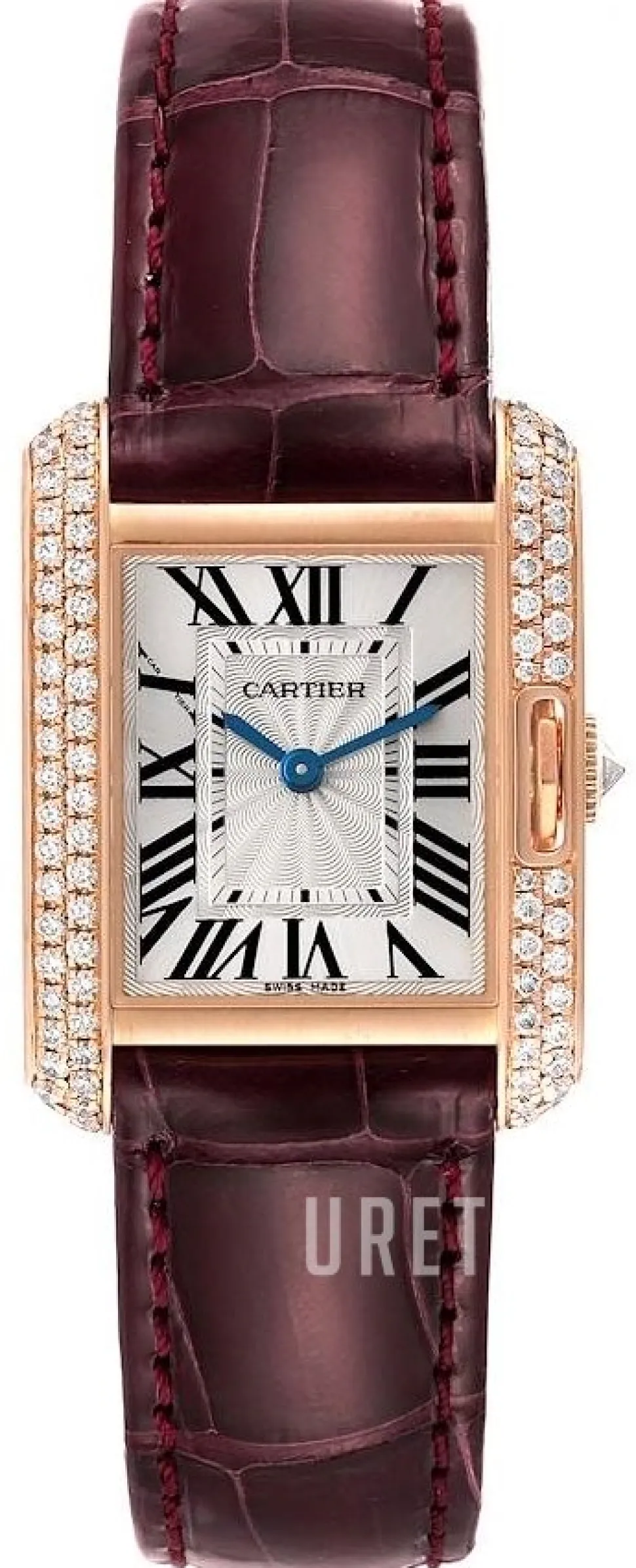 Tank Anglaise Silverfärgad/Läder