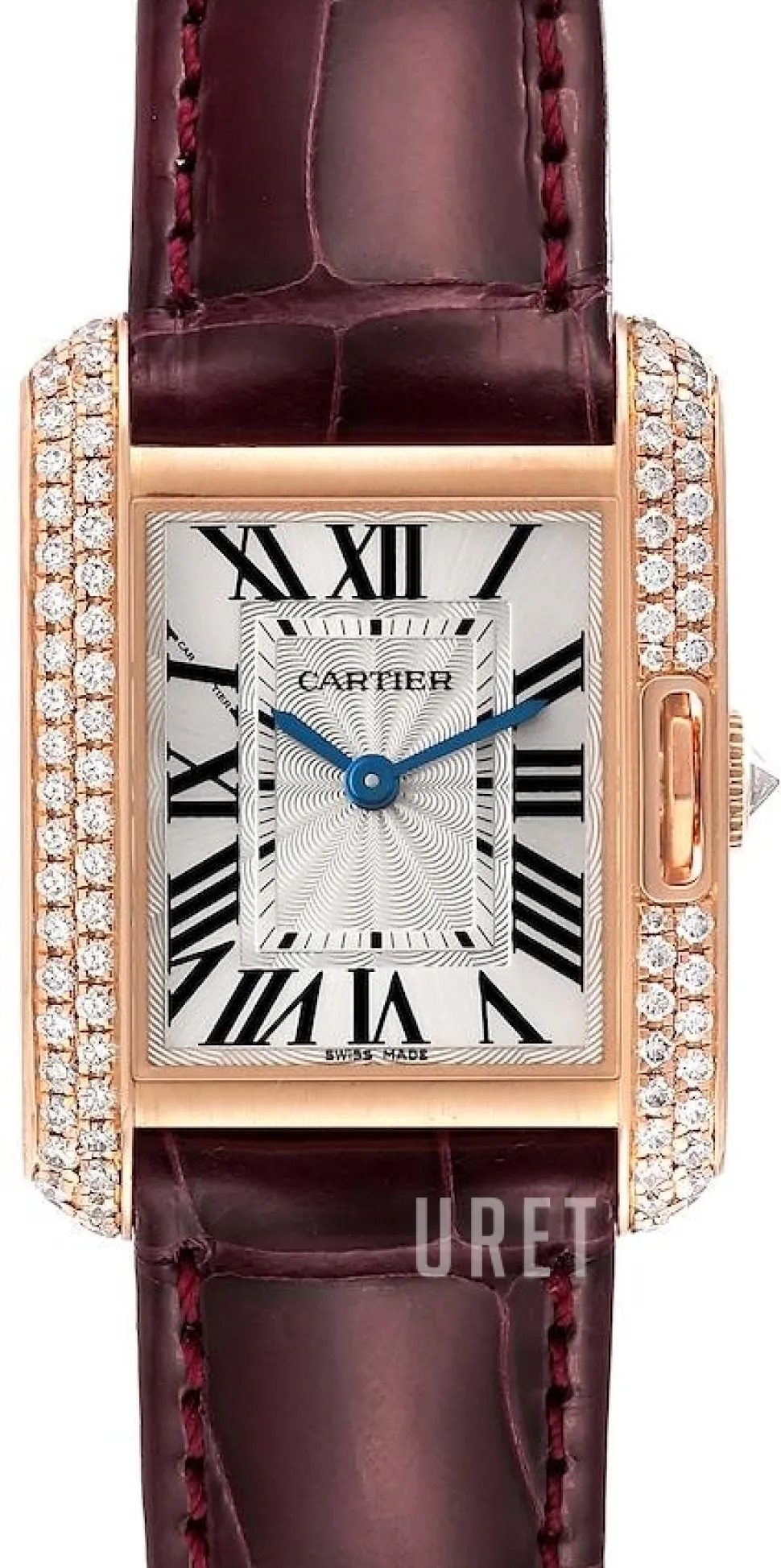 Tank Anglaise Silverfärgad/Läder