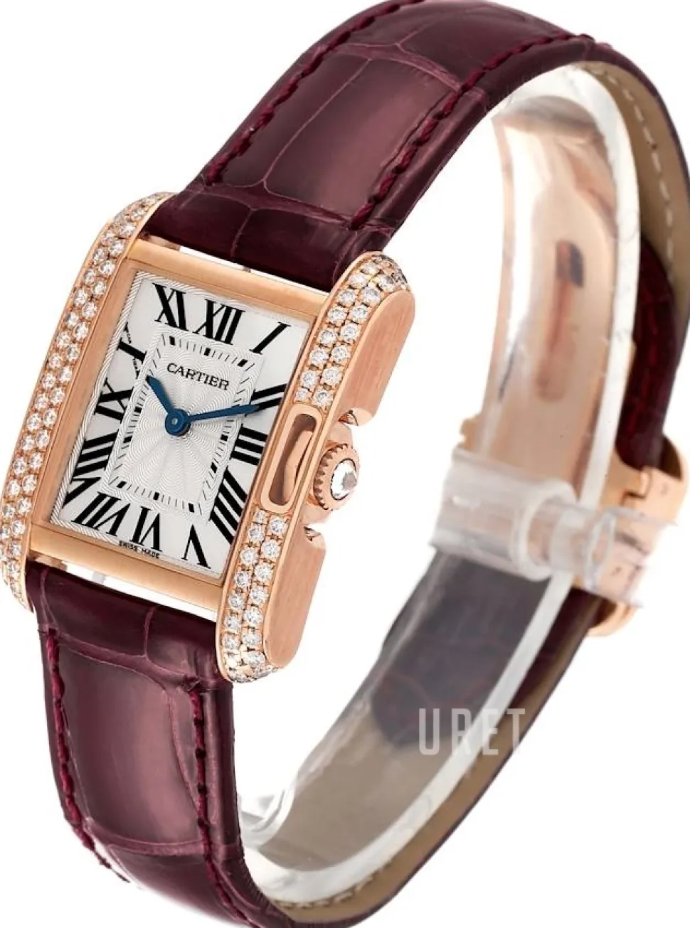 Tank Anglaise Silverfärgad/Läder