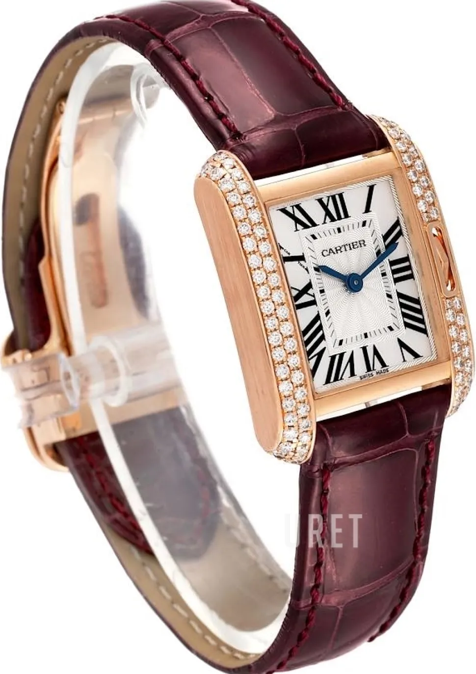 Tank Anglaise Silverfärgad/Läder