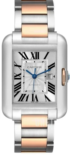 Tank Anglaise Silverfärgad/18 karat roséguld