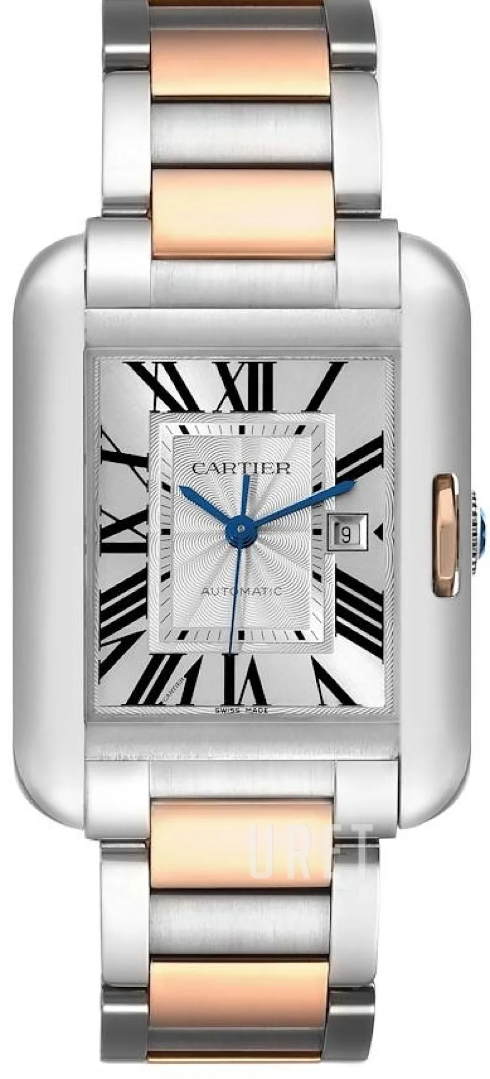 Tank Anglaise Silverfärgad/18 karat roséguld