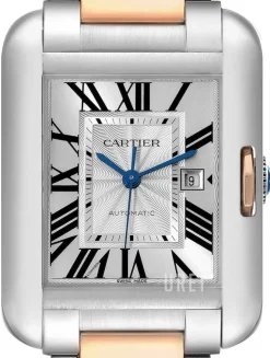 Tank Anglaise Silverfärgad/18 karat roséguld