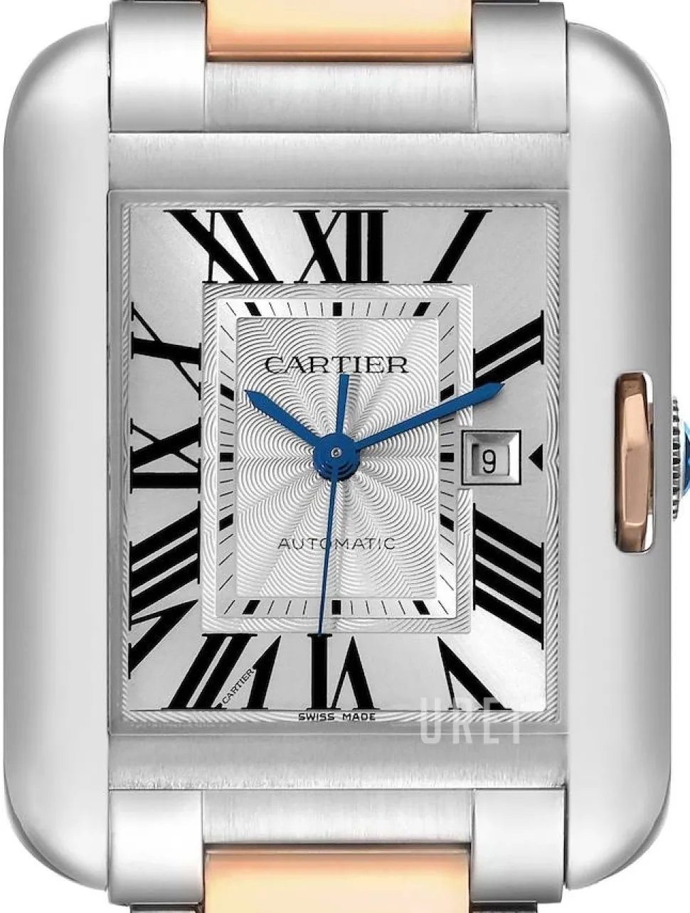 Tank Anglaise Silverfärgad/18 karat roséguld