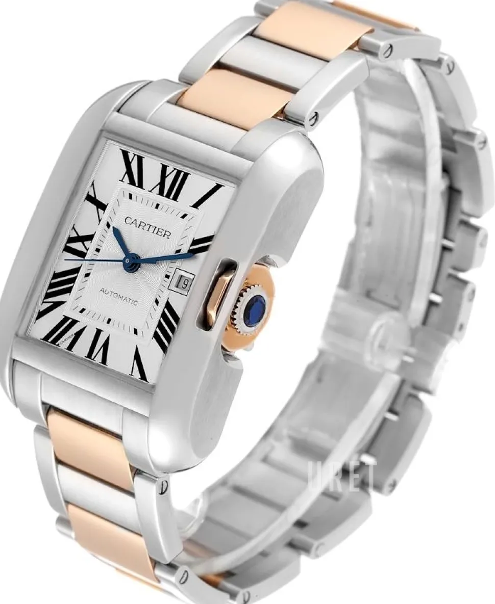 Tank Anglaise Silverfärgad/18 karat roséguld