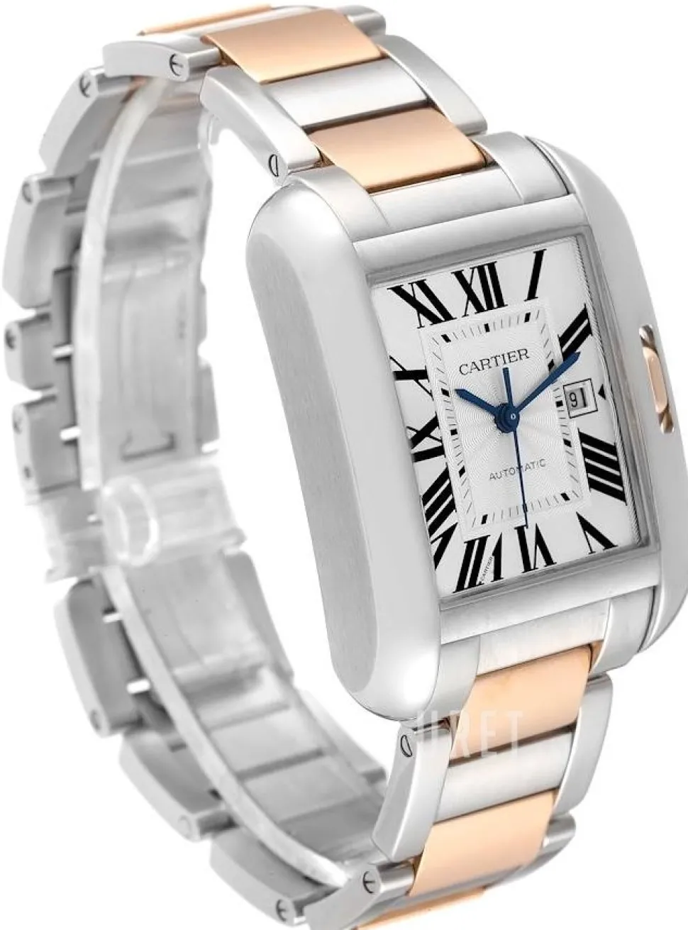 Tank Anglaise Silverfärgad/18 karat roséguld