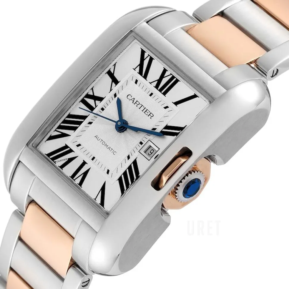 Tank Anglaise Silverfärgad/18 karat roséguld