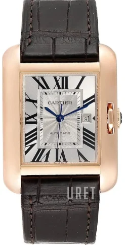 Tank Anglaise Silverfärgad/Läder