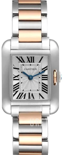 Tank Anglaise Silverfärgad/18 karat roséguld