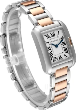 Tank Anglaise Silverfärgad/18 karat roséguld