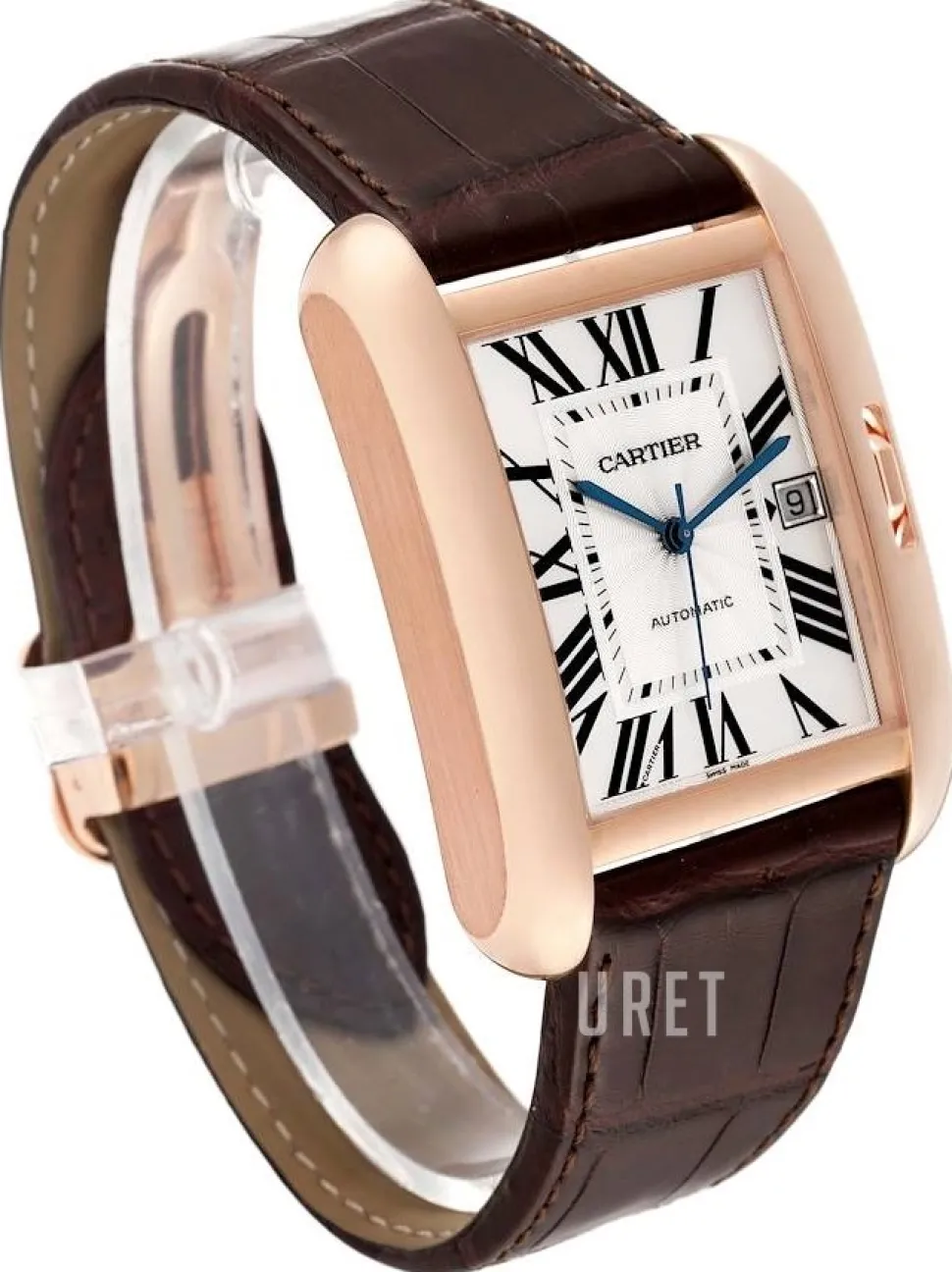 Tank Anglaise Silverfärgad/Läder