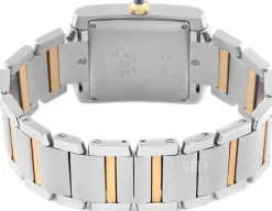 Tank Francaise Large Silverfärgad/Stål 36.5x28.15 mm